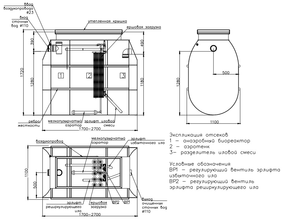Септик Тверь Аэро 1,1